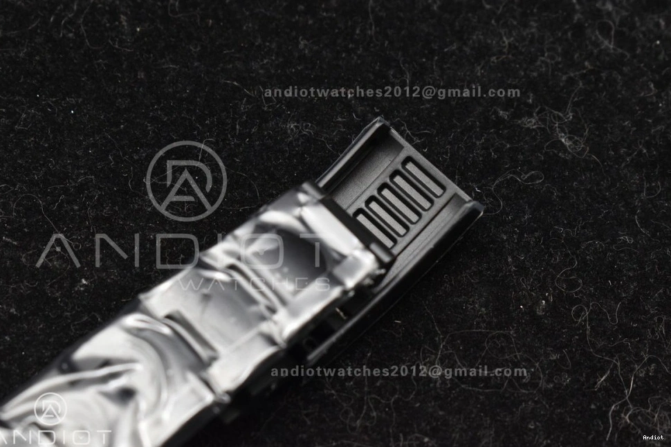 Sandblasted DIW Bracelet Dial Best Edition DLC on VS3135 Blue Submariner VSF 1:1 DLC Black 0117